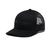 Columbia Unisex PFG Mesh Snap Back Ball Cap, Black, Hook