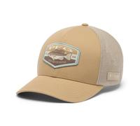 Columbia PFG Patch™ Unisex Ball Cap Beach, Fossil, Big Badge Bass S/M