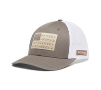 Columbia Unisex PHG Game Flag Mesh Ball Cap - Mid, Iron/White, Large/X-Large