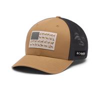 Columbia Unisex PHG Game Flag Mesh Ball Cap, Sahara/Dog Flag, L/XL