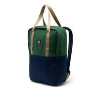 Columbia Unisex Trail Traveler 18L Backpack, Rain Forest/Collegiate Navy, One Size