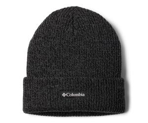Columbia Unisex Whirlibird Cuffed Beanie, Beanie, Black/Graphite Marled/Logo, One Size
