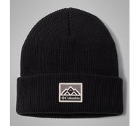 Columbia Unisex Whirlibird Cuffed Beanie, Beanie, Black/Mountains, One Size