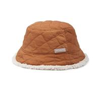 Columbia Unisex Winter Pass 2 Reversible Bucket Hat, Camel Brown/Chalk, L/XL