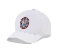 Columbia Unisex's Elite 3D Stretch Snap Back Cap, White/PFG Breakline Fl, One Size
