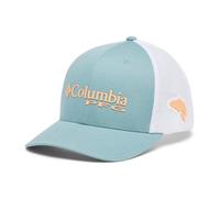 Columbia Unisex's PFG Logo Mesh Ball Cap, Crushed Blue/White, XXL
