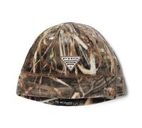 Columbia Unisex's PHG Bucktail Fleece Beanie Hat, Realtree Max5/Blaze, X-Large