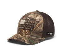Columbia Unisex's PHG Camo Mesh Ball Cap Baseball, Realtree Max7/Game Flag, M