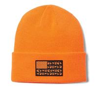 Columbia Unisex's PHG Game Flag Cuffed Beanie Hat, Blaze, One Size