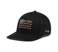 Columbia Unisex's PHG Game Flag Mesh Ball Cap, Black, X-Large
