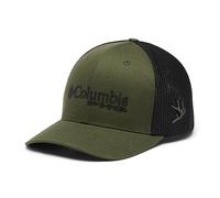 Columbia Women's PHG Logo Mesh Ball Cap, Surplus Green, Black, X-Large