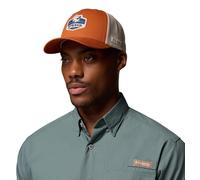 Columbia Unisex's PHG Patch Mesh Snap Back Baseball Cap, Cedar/Soaring Bird, One Size