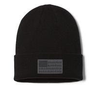 Columbia Unisex's Tree Flag Cuffed Beanie Hat, Black, One Size