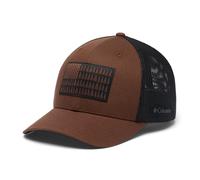 Columbia Unisex's Tree Flag Mesh Ball Cap Baseball, Tobacco/Black, XL