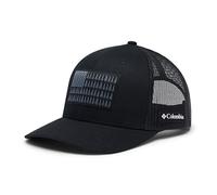 Columbia Unisex's Tree Flag Mesh Snap Back Cap, Black, One Size