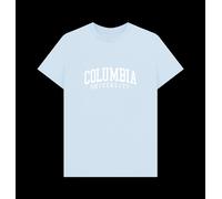 Columbia University Script Unisex Sky T-Shirt Columbia University Baby Blue L