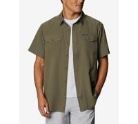 Columbia Utilizer II Solid Short Sleeve Shirt Greenish Brown - L