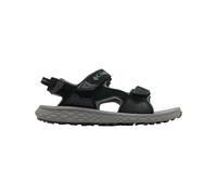 Columbia - Walking sandals - Konos Hiker 3 Strap Black / City Grey for Men in Leather - Size 9 US Black 9 US
