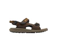 Columbia - Walking sandals - Konos Hiker 3 Strap Cordovan Mud for Men in Leather - Size 11 US - Brown Brown 11 US