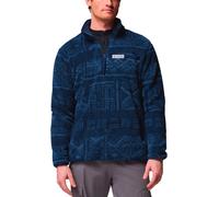 Columbia - Warm and casual Fleeces - Rugged Ridge High Pile Half Zip Coll Navy Deschutes Days for Men in Recycled Polyester - Size XXL - Blue Blue XXL