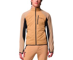 Columbia - Warm and lightweight jacket - Arctic Crest Hybrid Full Zip Canoe Black for Men in Nylon - Size M - Brown Brown M