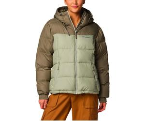 Columbia - Warm hooded jacket - Pike Lake™ II Insulated Jacket Stone Green, Safari for Women in Recycled Polyester - Size XS - Khaki Khaki XS