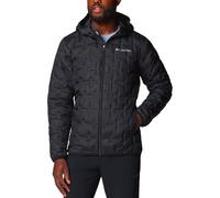 Columbia - Water-repellent natural down Insulated jacket - Delta Ridge II Down Hooded Jacket Black for Men - Size M Black M