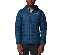 Columbia - Water-repellent natural down Insulated jacket - Delta Ridge II Down Hooded Jacket Collegiate Navy for Men - Size XXL Navy XXL