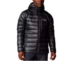 Columbia - Water-resistant, insulated jacket in natural down - Arctic Crest Down Hooded Jacket Black for Men - Size XL Black XL