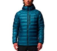 Columbia - Water-resistant, insulated jacket in natural down - Arctic Crest Down Hooded Jacket Everblue for Men - Size S - Blue Blue S