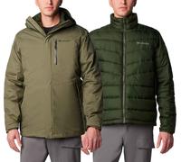 Columbia - Waterproof 3-in-1 Hiking Jacket - Oak Harbor Interchange Jacket Stone Green for Men in Nylon - Size L - Khaki Khaki L