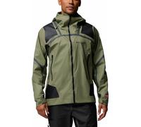 Columbia - Waterproof jacket for hiking - Whistler Peak Shell Stone Green for Men - Size XL Green XL