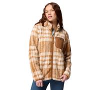 Columbia West Bend Print Full Zip II Womens in Camel Brown Herringplaid