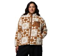 Columbia | West Bend™ Print Full Zip II | Women's | Womens Full Zip Fleece Jacket | Camel Brown/Cozy Quilt M