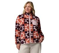 Columbia | West Bend™ Print Full Zip II | Women's | Womens Full Zip Fleece Jacket | Teak Brown/Cozy Quilt L