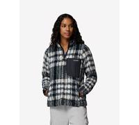 Columbia West Bend Quarter Zip II fleece black white Women - XS
