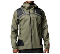 Columbia - Waterproof jacket for hiking - Whistler Peak Shell Stone Green for Men - Size M Green M