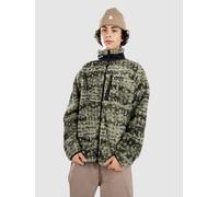 Columbia Winter Pass Printed Fleece II Zip Hoodie greenscape stip M