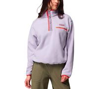 Columbia - Women's half-pressured Fleeces - Helvetia II Cropped Half Snap Fleece Lavender Pearl Shale Purple Zing for Women - Size XS Purple