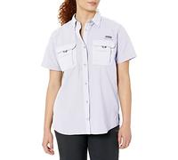 Columbia Women’s PFG Bahama Short Sleeve - Plus Size, White, 2X