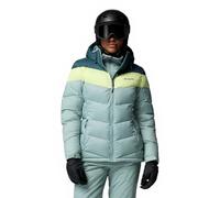 Columbia Women's Abbott Peak 2 Insulated Jacket, Ski Jacket, Crushed Blue/Everblue/Citron Haze, XXL