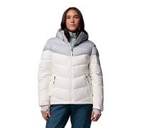 Columbia Women's Abbott Peak 2 Insulated Jacket, Ski Jacket, Sea Salt/Cirrus Grey, XL