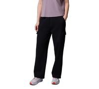 Columbia Women's Aldermore Fleece Cargo Pant, Hiking Cargo Trousers, Black, Medium Regular