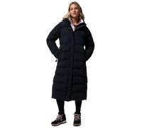 Columbia Women's Amaze Puff Long Hooded Jacket, Black, Size L, Women Black