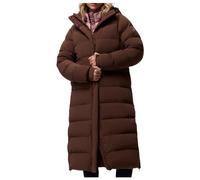 Columbia - Women's Amaze Puff Long Hooded Jacket - Down jacket size XL, brown