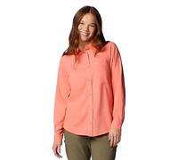 Columbia Women's Anytime Lite Long Sleeve Shirt, Alpenglow, XS