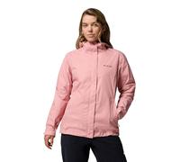 Columbia Women's Arcadia 2 Jacket, Waterproof Rain Jacket, Eraser Pink, Small