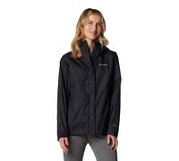Columbia Womens Arcadia II Waterproof Rain Jacket, Black, Medium, Black, Medium