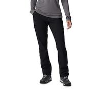 Columbia Women's Back Beauty Warm Softshell Pant, Softshell Hiking Trousers, Black, W6/R