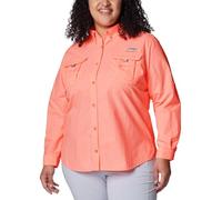 Columbia Women's Bahama II Long Sleeve, Tiki Pink, X-Large